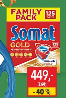 Somat kapsle do myčky Gold