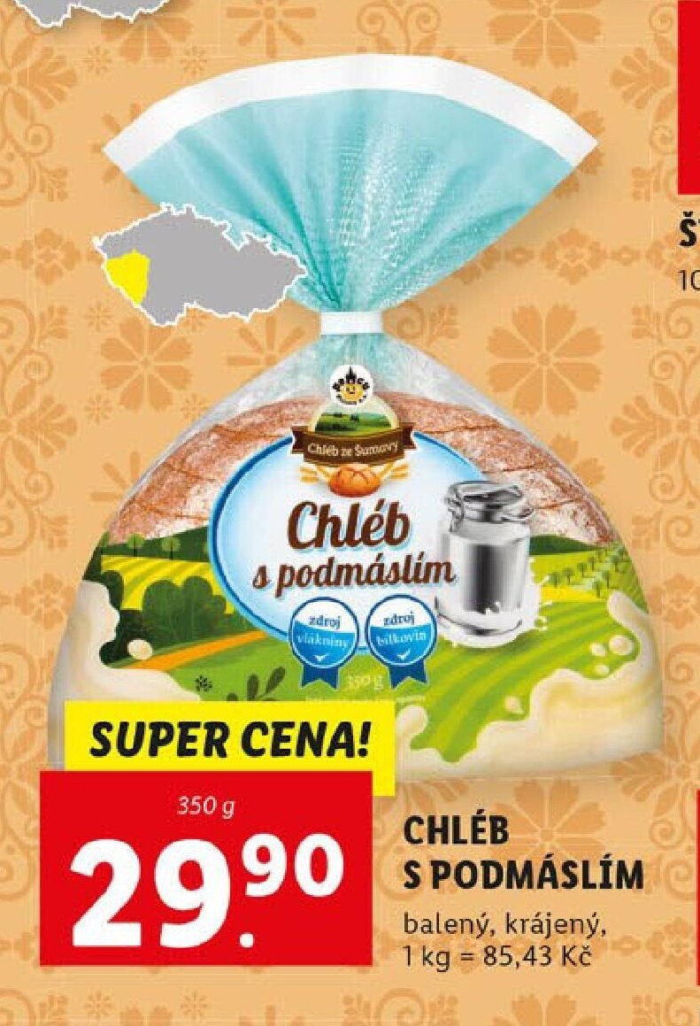 CHLÉB S PODMÁSLÍM