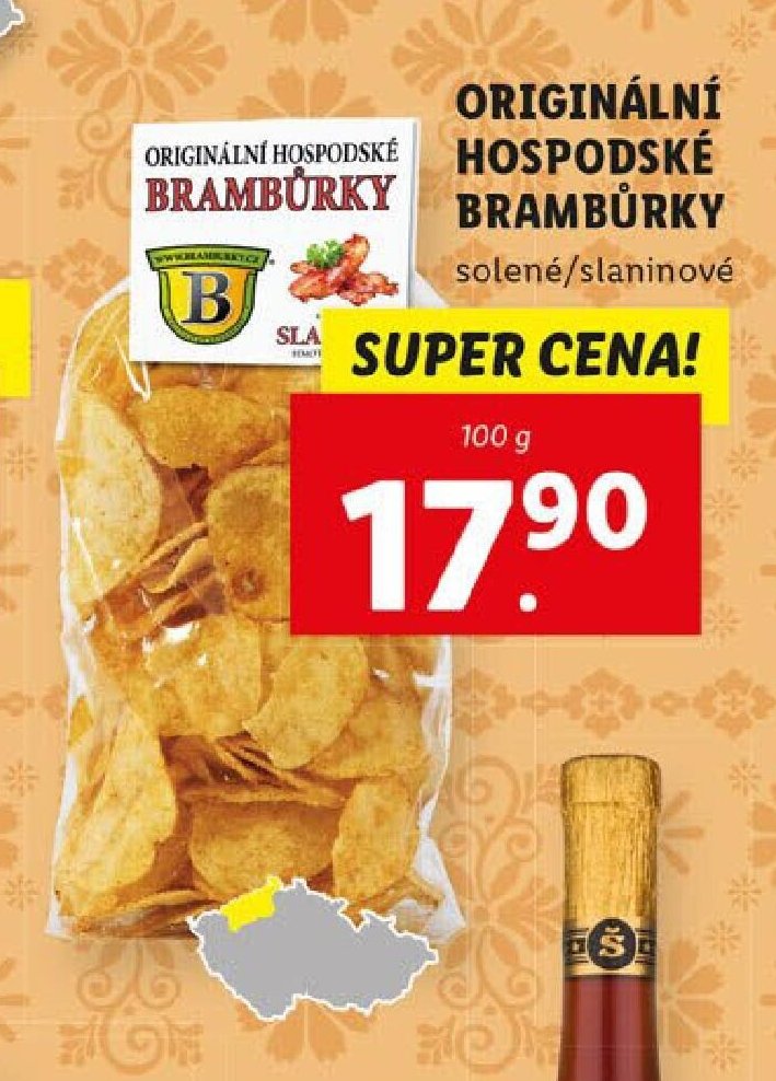 Originální hospodské brambůrky
