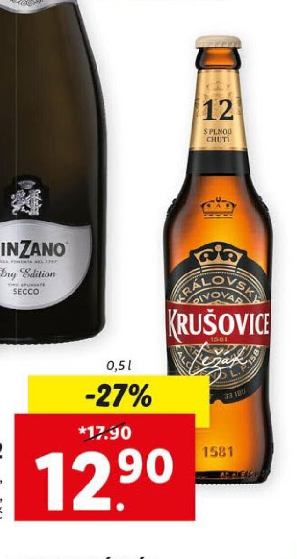 Krušovice 12 světlý ležák