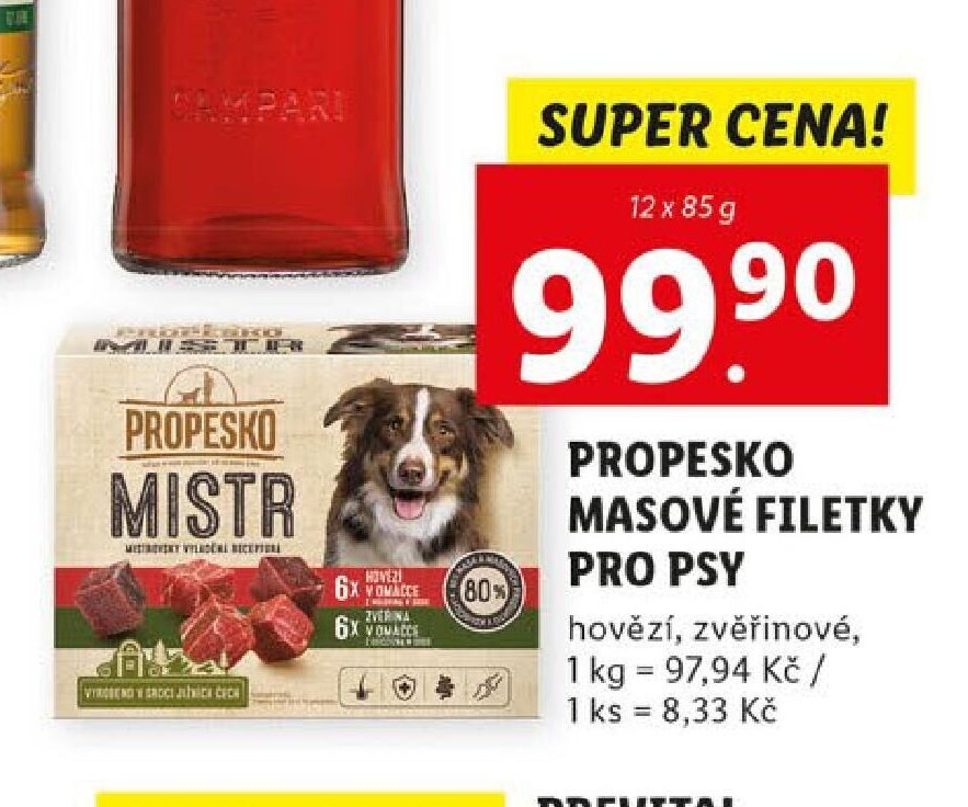 Propesko masové filety pro psy