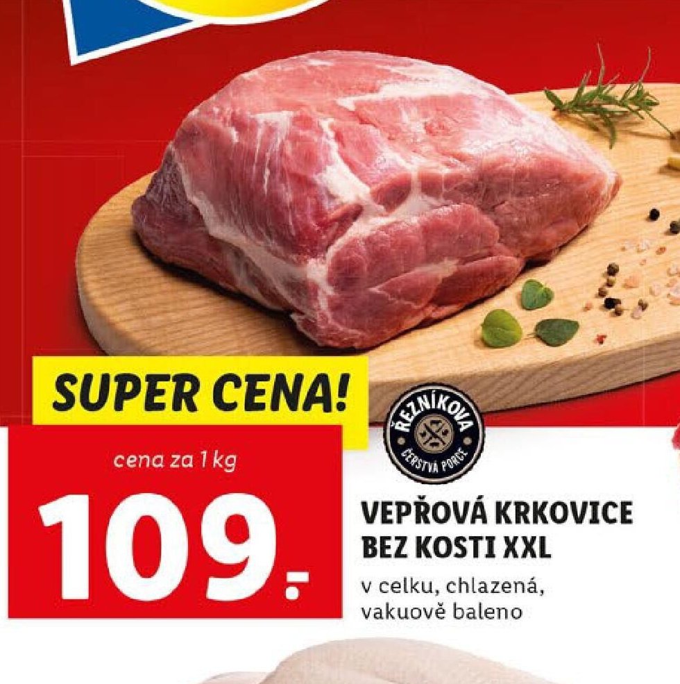 Vepřová krkovice bez kosti XXL