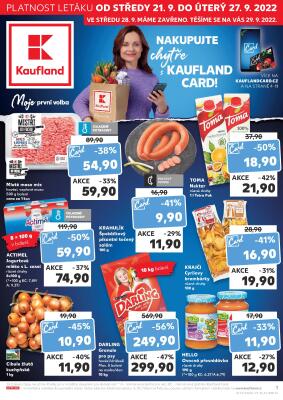 akční leták Kaufland 21.9.2022-27.9.2022