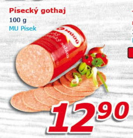 Salám Gothaj Maso uzeniny Písek