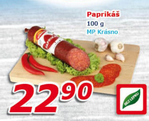 Salám Paprikáš Krásno