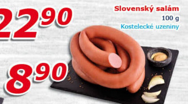 Salám slovenský točený Kostelecké uzeniny