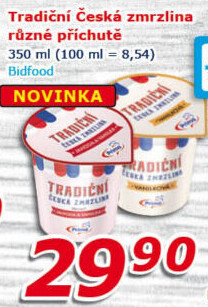 Zmrzlina česká tradiční Prima