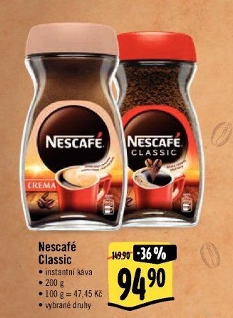 Instantní káva Nescafé Classic