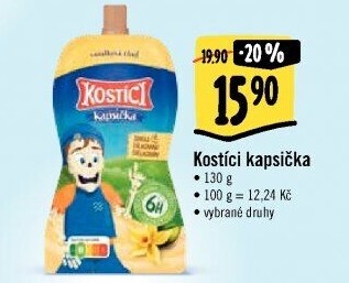 Kapsička Kostíci Danone