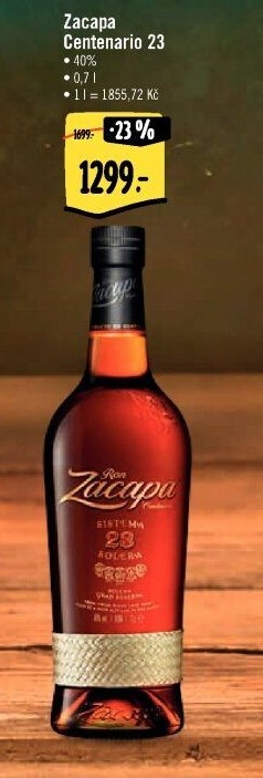 Rum 23 YO Centenario Ron Zacapa