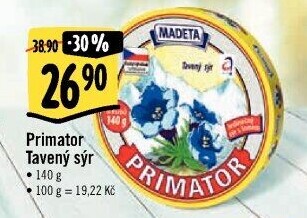 Sýr tavený Primátor Madeta