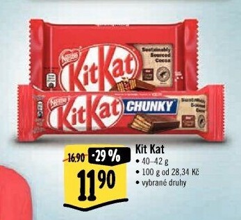 Tyčinka Kit Kat Nestlé
