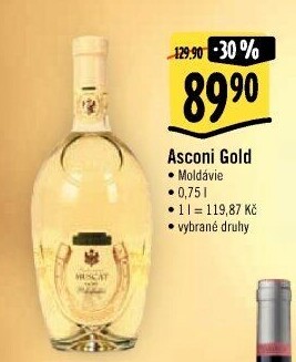 Vína Gold Asconi
