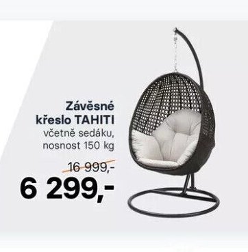 Závěsné křeslo TAHITI