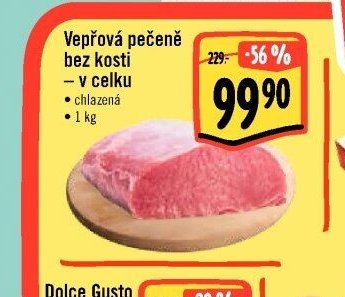 Vepřová pečeně bez kosti - v celku