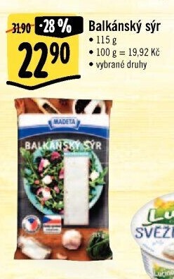 Balkánský sýr Madeta