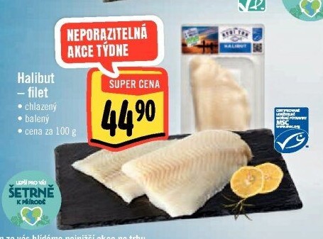 Halibut filety Albert