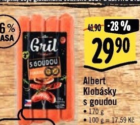 Klobása s goudou Albert Gril