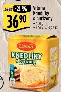 Knedlíky v prášku s burizony Vitana
