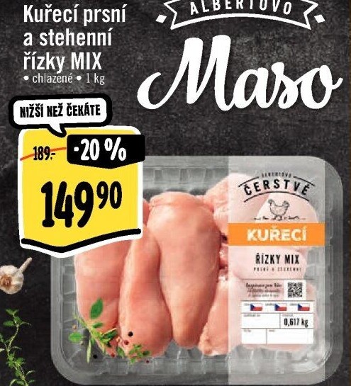 Kuřecí řízky mix Albert