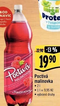 Limonáda Poctivá Poděbradka
