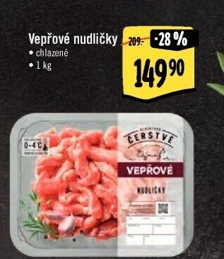 Maso vepřové nudličky Albert