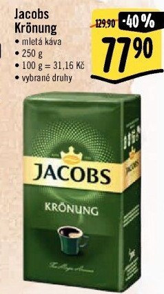 Mletá káva Jacobs Krönung