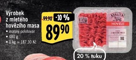 Mleté maso hovězí Albert