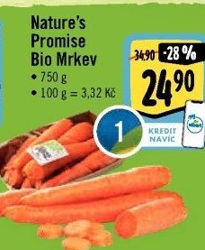 Mrkev bio Nature'