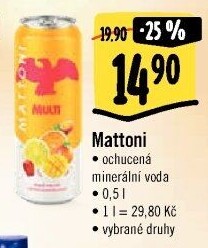 Ochucená voda Mattoni