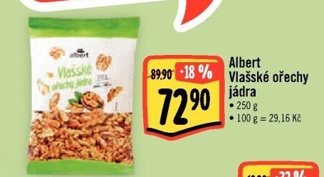 Ořechy vlašské Albert