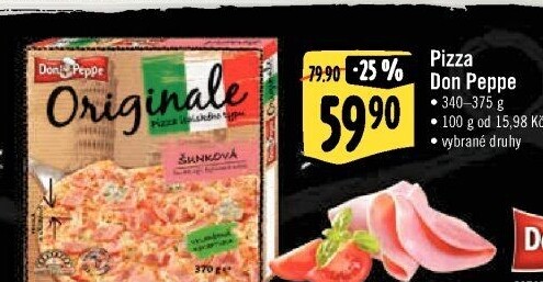 Pizza mražená Don Peppe