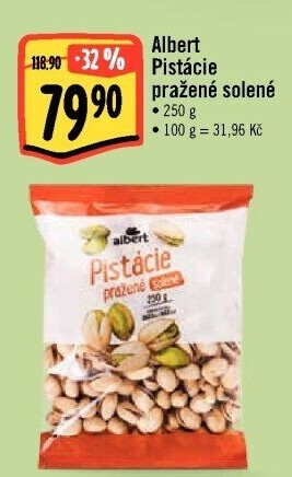 Pražené pistácie Albert