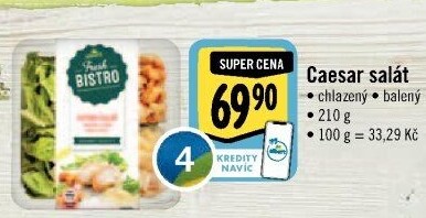 Salát Caesar s krutony a sýrem Albert Fresh Bistro