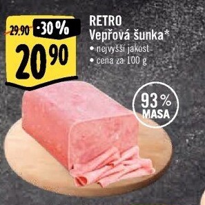 Šunka vepřová nejvyšší jakosti Albert Retro