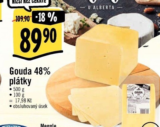 Sýr Gouda 48% Albert