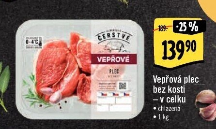 Vepřová plec bez kosti Albert