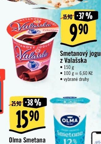 Smetanový jogurt z Valašska