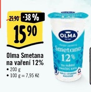 Olma Smetana na vaření 12%