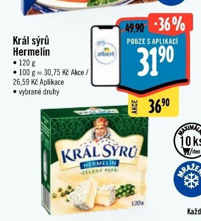Král sýrů Hermelín