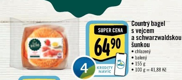 Bagel obložený Albert Fresh Bistro