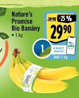 Banány bio Nature'