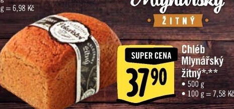 Chléb Mlynářský žitný Albert