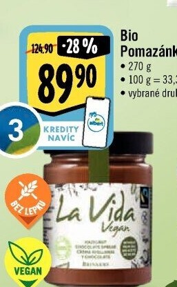 Čokokrém bez lepku La Vida Brinkers