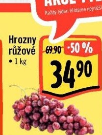 Hrozny růžové