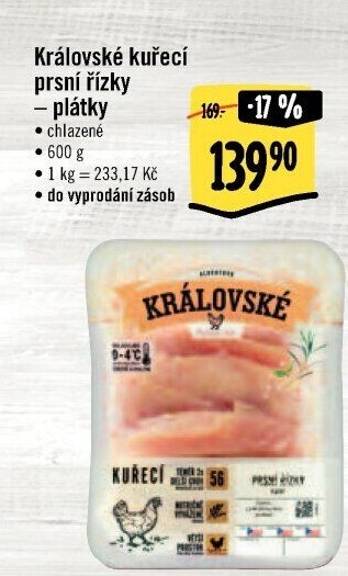 Kuřecí prsní řízky královské Albert