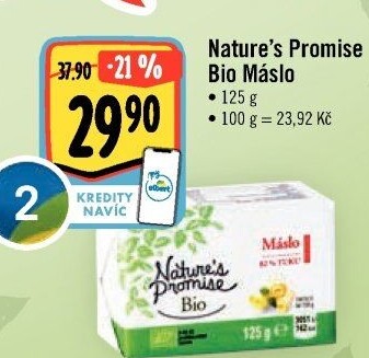 Máslo bio Nature'