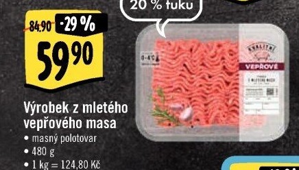 Maso mleté vepřové Albert