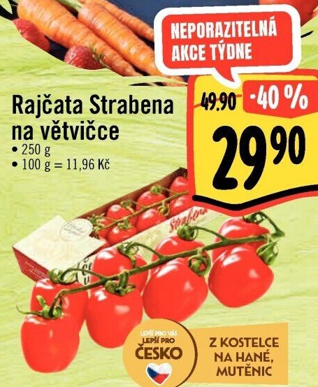 Rajčata keříková Čerstvě utrženo