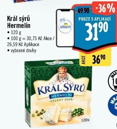 Sýr Hermelín Král sýrů